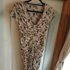 Hot Air Balloon Print Body Con Dress